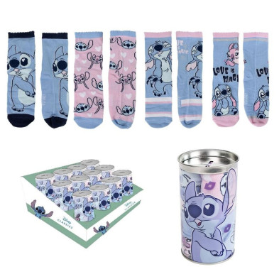 Blister 4 calcetines Stitch Disney surtido